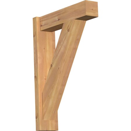 Ekena Millwork Traditional Block Smooth Outlooker, Western Red Cedar, 5 1/2"W x 20"D x 28"H OUT06X20X28TRA05SWR